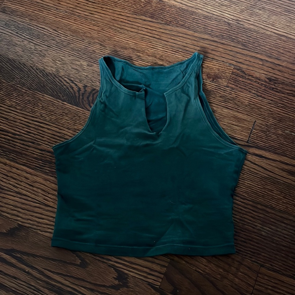 Green American Apparel Tank